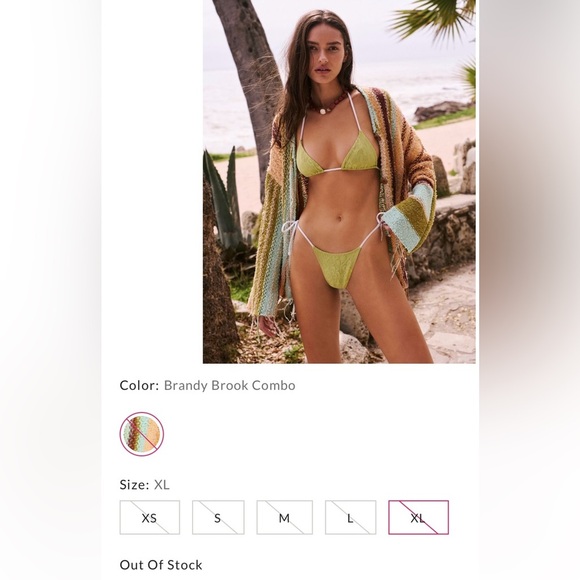 Free People Baja Cardi Size Large NWT - Picture 5 of 15